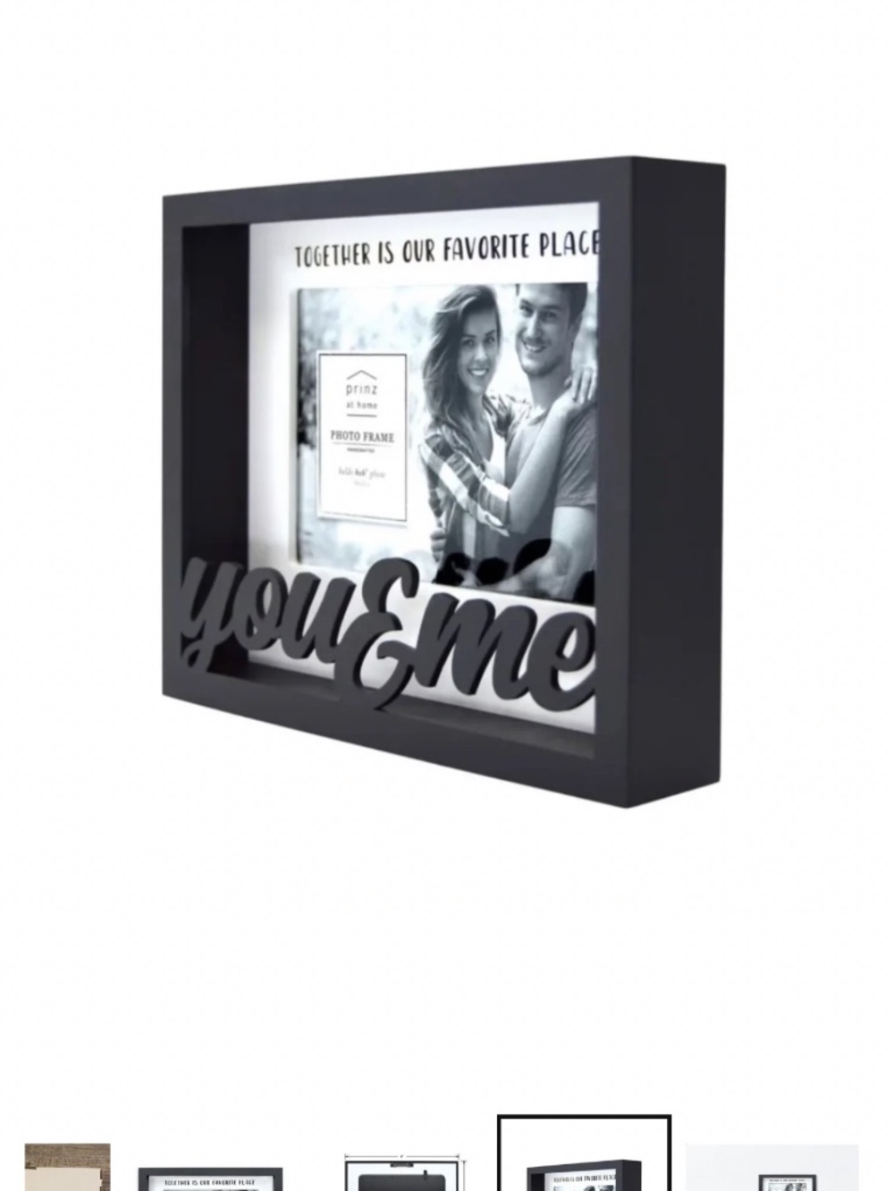 Set of 2 Photo 4x6 Black & White Frames - Picture 13 of 14